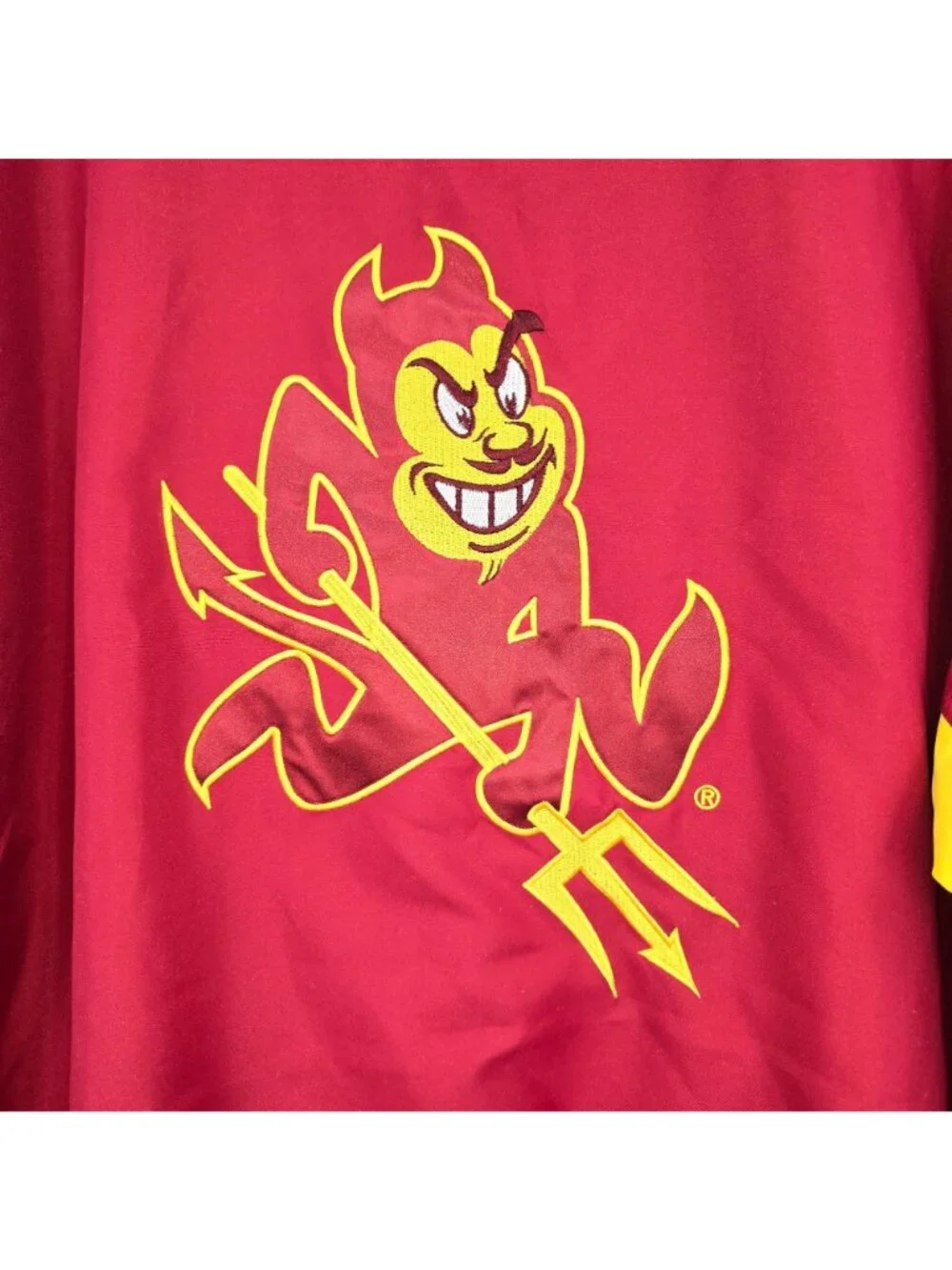 Arizona State Sun Devils Large Pullover Windbreaker V Neck 5 Sports